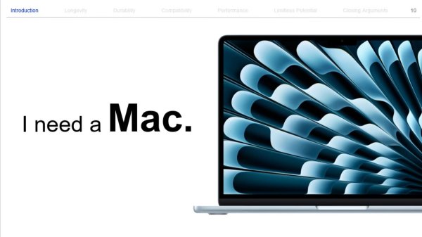 升宏网 苹果发布 81 页幻灯片: 帮孩子说服父母买 Mac 作为学习设备